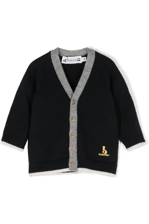 BONPOINT Uldcardigan med broderet logo