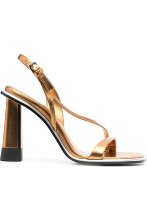 Etro 120mm sandaler med metallisk finish