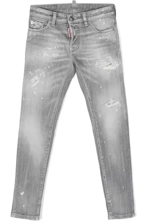 Dsquared2 Skinny-jeans med slitageeffekt