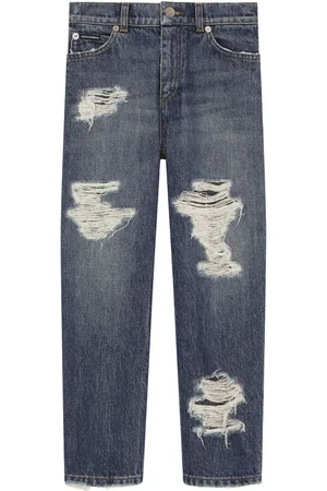 Dolce & Gabbana Jeans med lige ben og ribbet detalje
