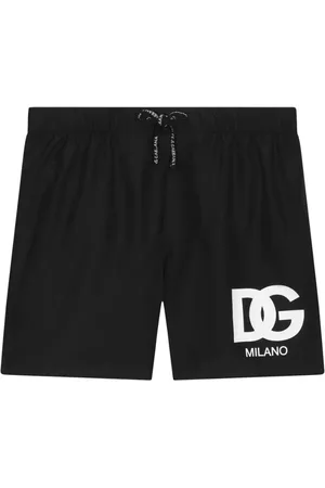 Dolce & Gabbana Badeshorts med løbesnor og logotryk