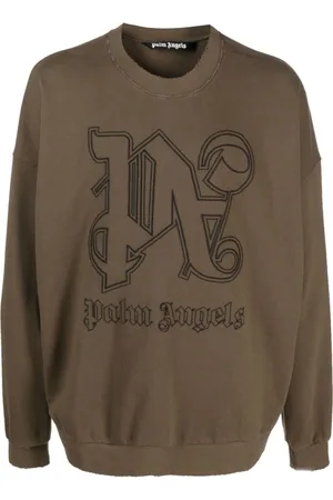 Palm Angels Sweatshirt med broderet logo