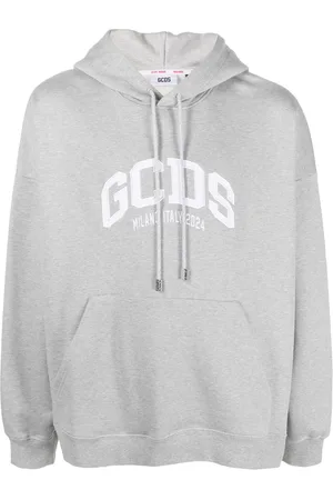 GCDS Hættetrøje i jersey med logomærke