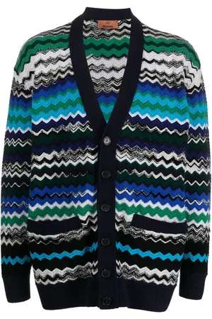 Missoni Strikket cardigan med zigzag-mønster