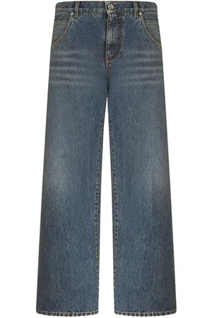 Etro Cropped jeans med brede ben