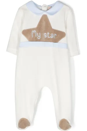 LA STUPENDERIA Langærmet bodysuit med broderet design