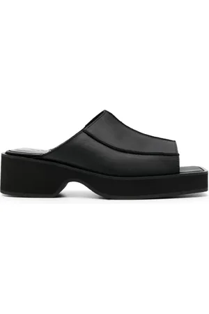 ECKHAUS LATTA Frame 55mm slip-on sandaler i læder