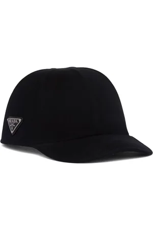 Prada Filtet baseballkasket med trekantet logo