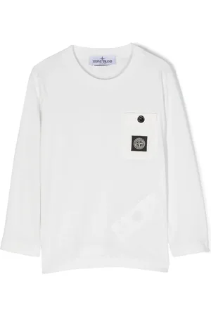 Stone Island T-shirt med logomærke