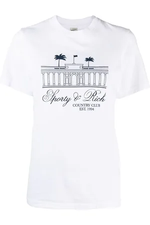 Sporty & Rich T-shirt med logotryk
