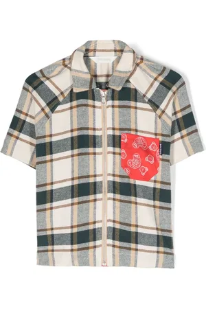 Palm Angels T-shirt med lomme med bandana-tryk