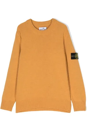Stone Island Trøje i mélange med rund hals