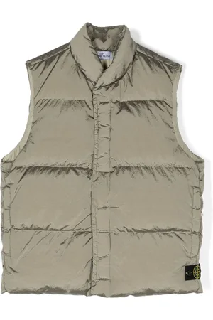 Stone Island Dynevest med logomærke
