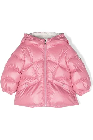 Moncler Polstret vest med logo-applikation
