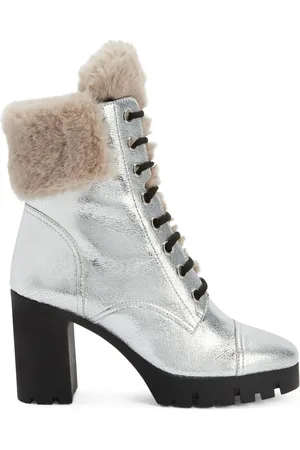 Giuseppe Zanotti 90mm Moyra støvler med metallisk effekt