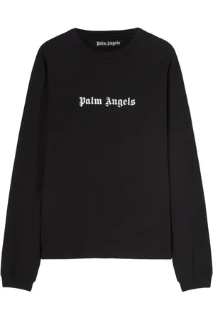 Palm Angels Langærmet T-shirt med broderet logo
