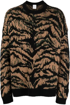 Roberto Cavalli Sweatshirt med tigertryk