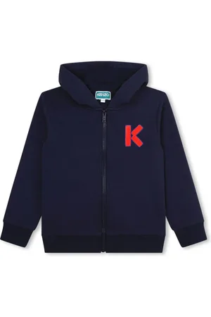 Kenzo Hættetrøje med lynlås og logomærke