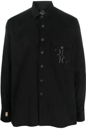 BILLIONAIRE Skjorte med monogram-broderi