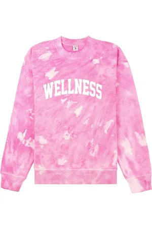 Sporty & Rich Wellness sweatshirt med batiktryk