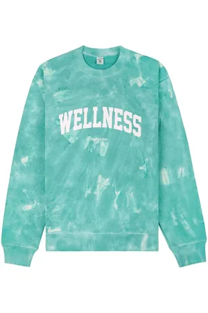Sporty & Rich Wellness sweatshirt med batiktryk