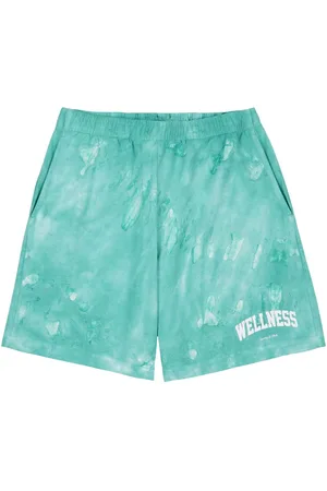 Sporty & Rich Wellness shorts med batiktryk