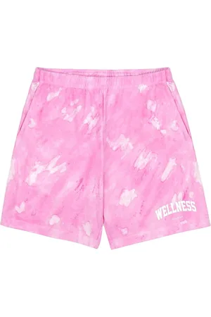 Sporty & Rich Wellness shorts med batiktryk