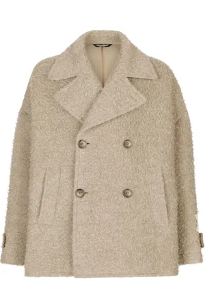 Dolce & Gabbana Dobbeltradet peacoat-frakke