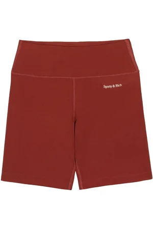 Sporty & Rich Shorts med elastiklinning og logotryk