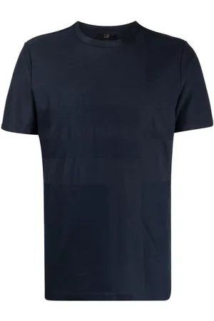 Dunhill T-shirt i jacquard med rund hals