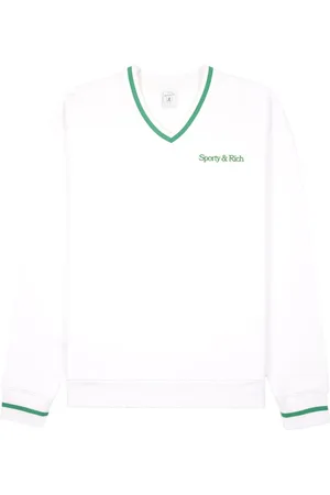 Sporty & Rich Sweatshirt med broderet logo
