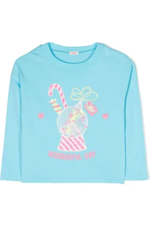 Billieblush Langærmet T-shirt med grafisk tryk