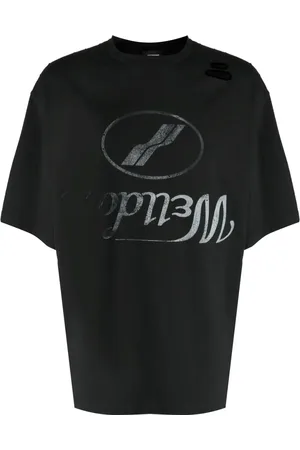 We11 Done T-shirt med logotryk