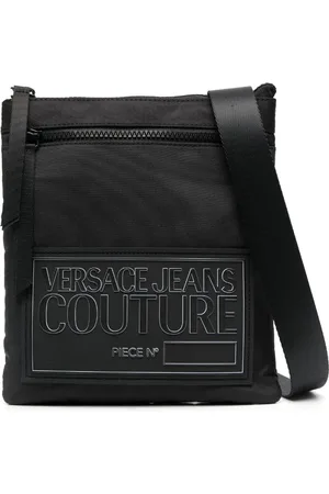 VERSACE Skuldertaske med lynlåslukning og logomærke