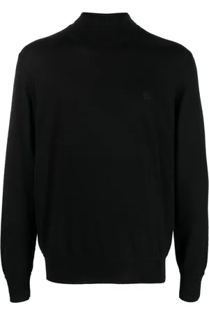 Etro Trøje med broderet logo og rullekrave