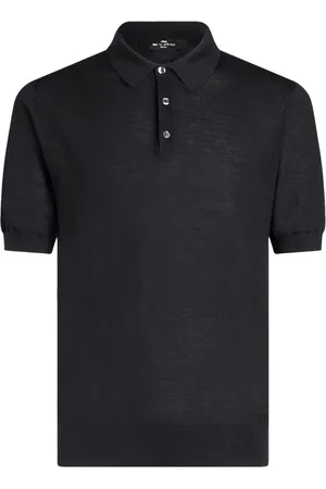 Etro Strikket polo med Pegaso-broderi