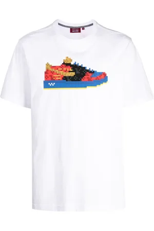 MOSTLY HEARD RARELY SEEN T-shirt med sneakers-tryk