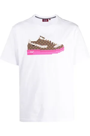 MOSTLY HEARD RARELY SEEN T-shirt med sneakers-tryk