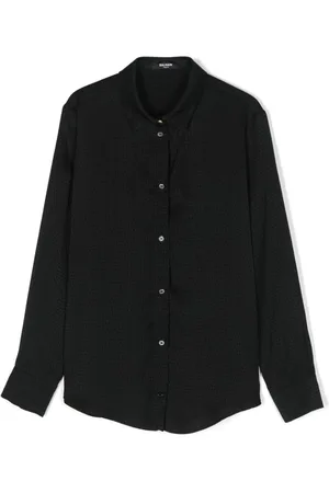 Balmain Skjorte med lange ærmer og logotryk