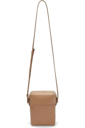 Jil Sander Lille crossbody-taske i læder