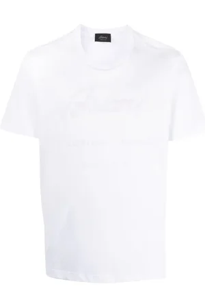 BRIONI T-shirt med logoapplikation