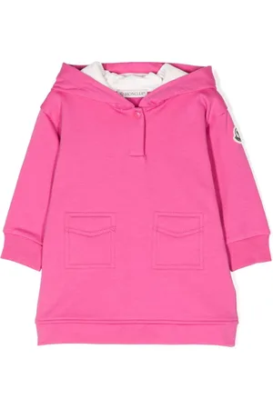 Moncler Kjole med hætte og logomærke