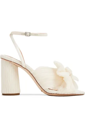Loeffler Randall Camellia 90mm sandaler med plisseringer og knude