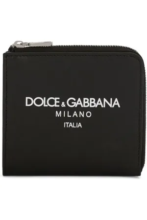 Dolce & Gabbana Pung med logotryk og lynlås