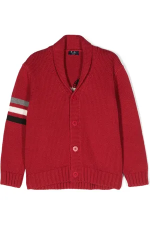 Il gufo Cardigan i intarsiastrik