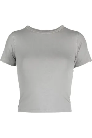 Entire Studios Cropped T-shirt med rund hals
