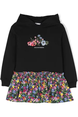 Dolce & Gabbana Kjole med lange ærmer og logotryk