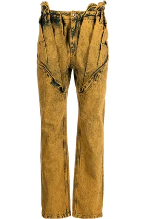 JUNTAE KIM Jeans med lige ben og mellemhøj talje