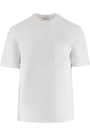 Salvatore Ferragamo Kortærmet T-shirt med stribedetalje