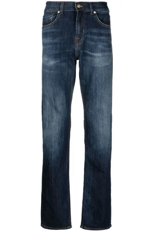 7 for all Mankind Vaskede jeans med lige ben